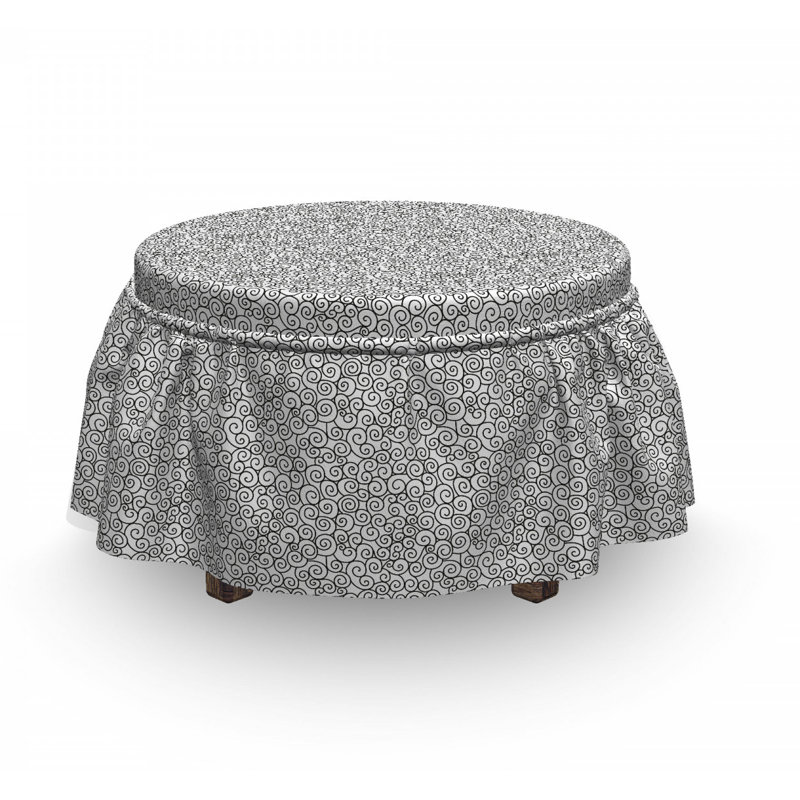 Box Cushion Ottoman Slipcover