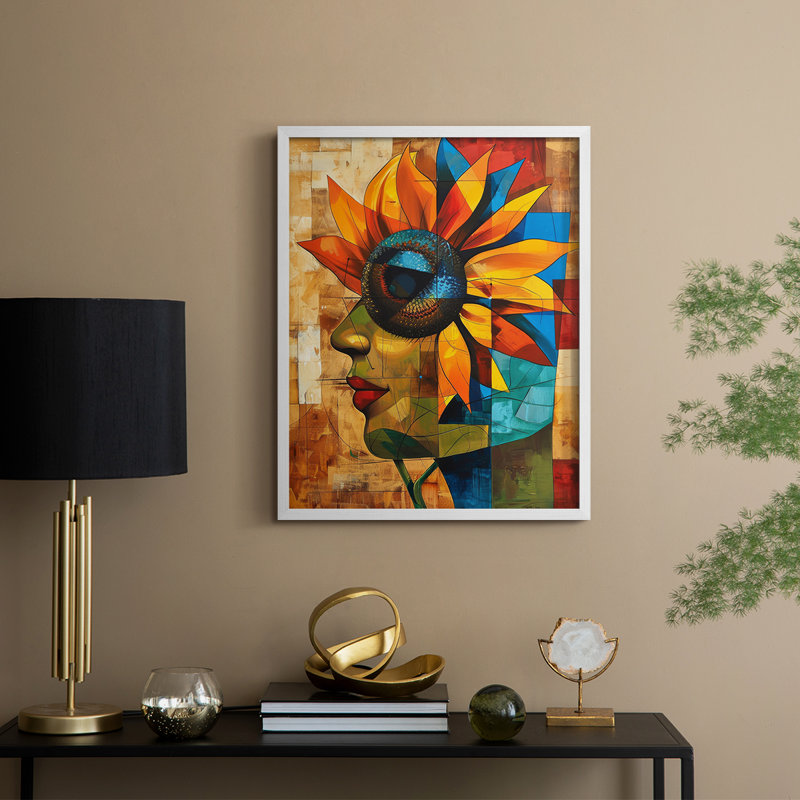 Reproduction encadrée FLORAL Series CDL XXVII - bois massif, H 30 po x l 24 po