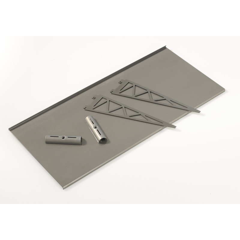 Tablette Chuse, Argent, H 4 po x l 36 po x P 11 po