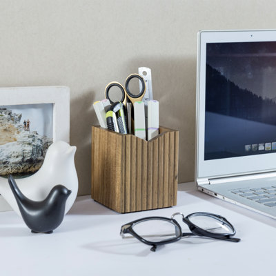 Solid Wood Pen Holder