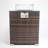 Propane Gas Fire Pit Table, 50000 BTU Square Fire Pit, Tile Tabletop With Beautiful Wicker Base