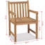 Stambruges Patio Dining Armchair with Cushion