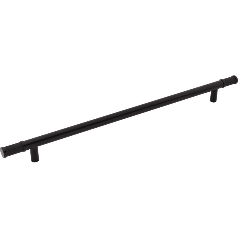 Burnham Appliance Pull, Flat Black, 18" Center To Center