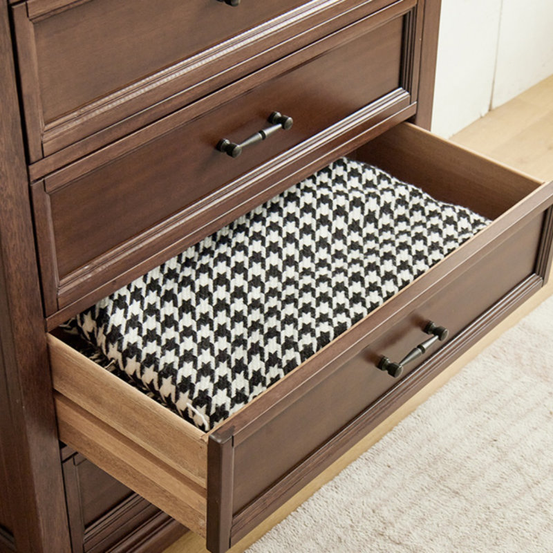 Armoire décorative en bois massif pour chambre à coucher de style rétro