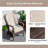 Guyer 4 - Person Wicker Patio Dining Set with Round Table , Cushions Included-1110146181-1144886333