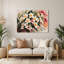 Art mural hawaïen plumeria beige en métal-809177661
