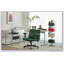 Chaise de bureau Green Velvet Criss Cross