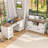 Lateral File Cabinets 2 Drawer With Sliding Barn Doors-1595056074