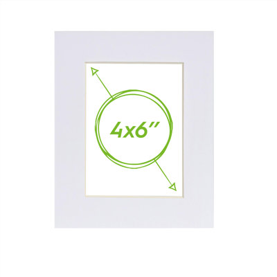 Picture Mount for A5 Frame - Photo Size 4" x 6"