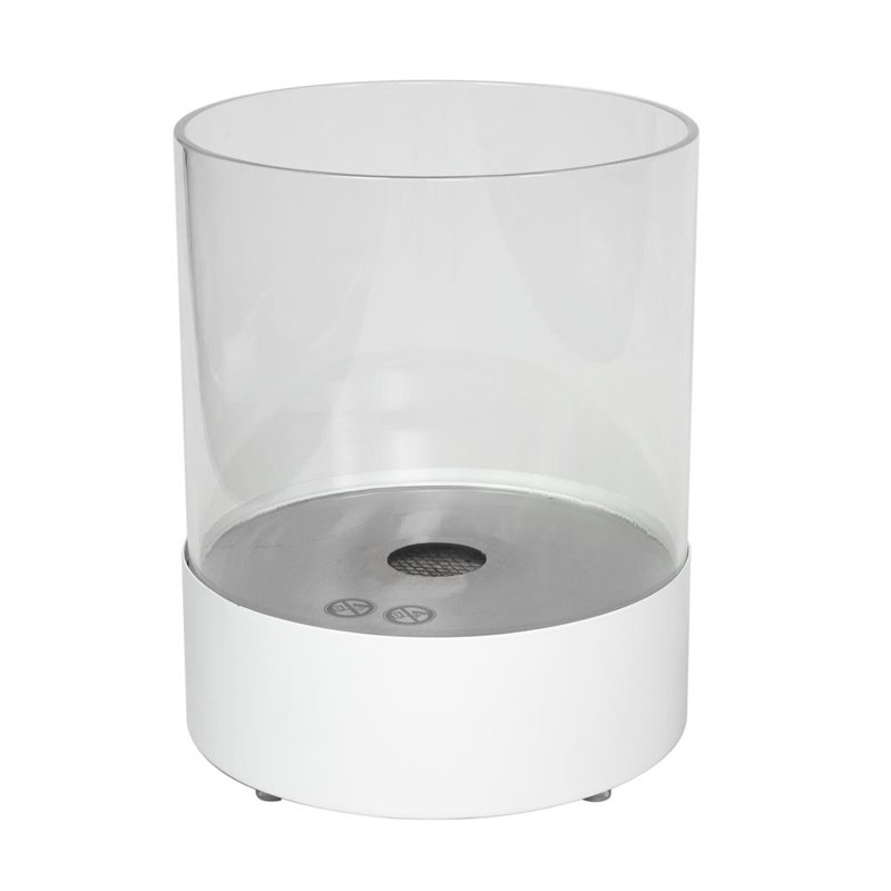 Scandi-Flames 63.5cm W Bio-Ethanol Fireplace with 3.93 BTU, White
