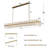 80-Light 72"L Dimmable Square / Rectangle Crystal Cup Chandelier with Crystal Accents(Bulbs Included)-1045195309