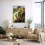 «Mythology Romantic Psyche and Eros Love», reproduction d'art numérique sur toile encadrée-123385975-123385976