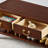 39.4in Retro style Shoe Storage Bench