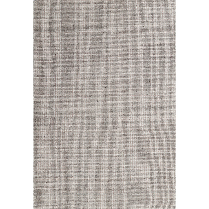 Leigh Hand Tufted Wool Abstract/Houndstooth Area Rug in Natural/White/Ivory/Beige/Tan, Rectangle 8'6" x 12'6"