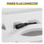 Table d'appoint avec lumière chaude Pet House - 15,6 x 15,6 x 15,6 pouces - Plastique - 1 pièce - Table de chevet - Blanc - Chat Cube avec lumière