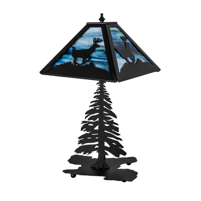 22" High Lone Deer Table Lamp