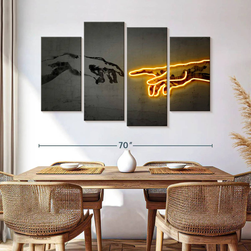 Leisha The Creation, 42" H x 68" W