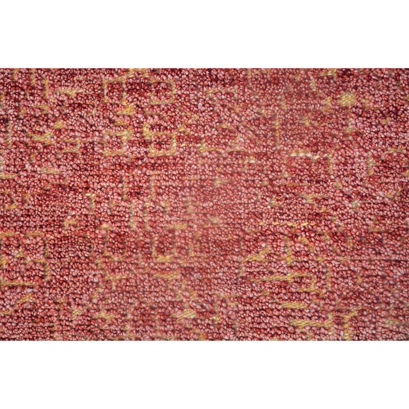 Wool Area Rug in Gold, Rectangle 8' x 10'