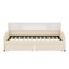 Lit plateforme tapissier avec rangement et tiroirs-1180748296