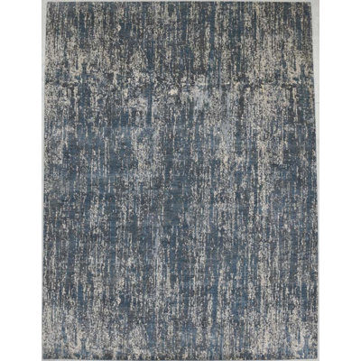 Contemporary One-of-a-Kind Rectangle 10'1" x 13'6" Hand Knotted Area Rug