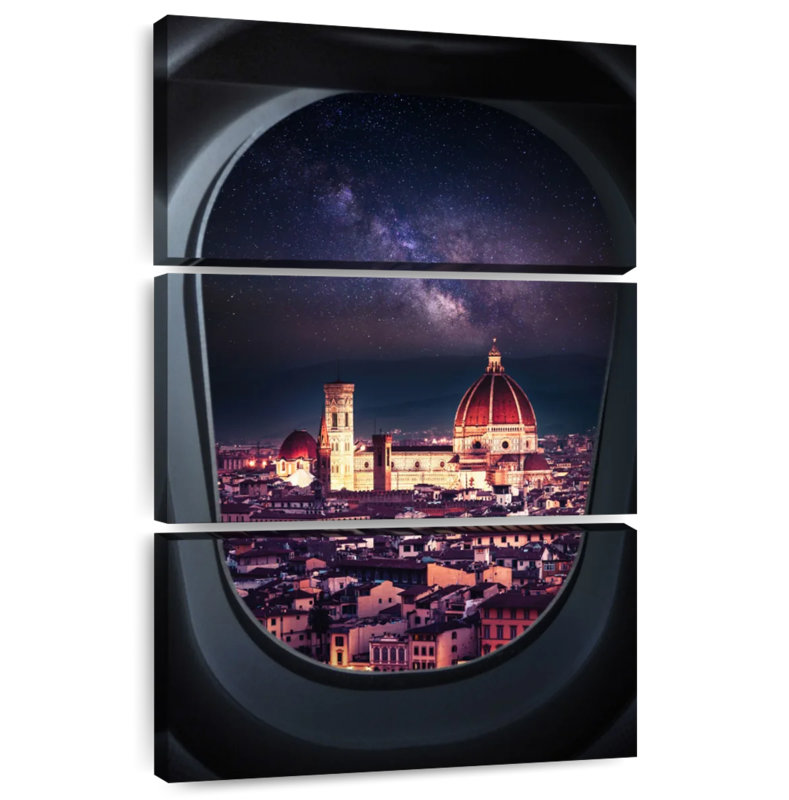 Nicci Florence From Plane Window, 45'' H x 28'' W