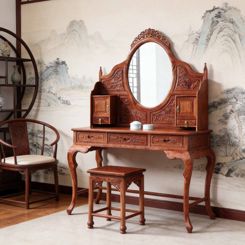 Nouvelle coiffeuse rétro de style chinois