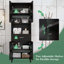 Armoire de salle de bain moderne avec tiroir, portes à fermeture en douceur et rangement ouvert, rangement polyvalent-491183925
