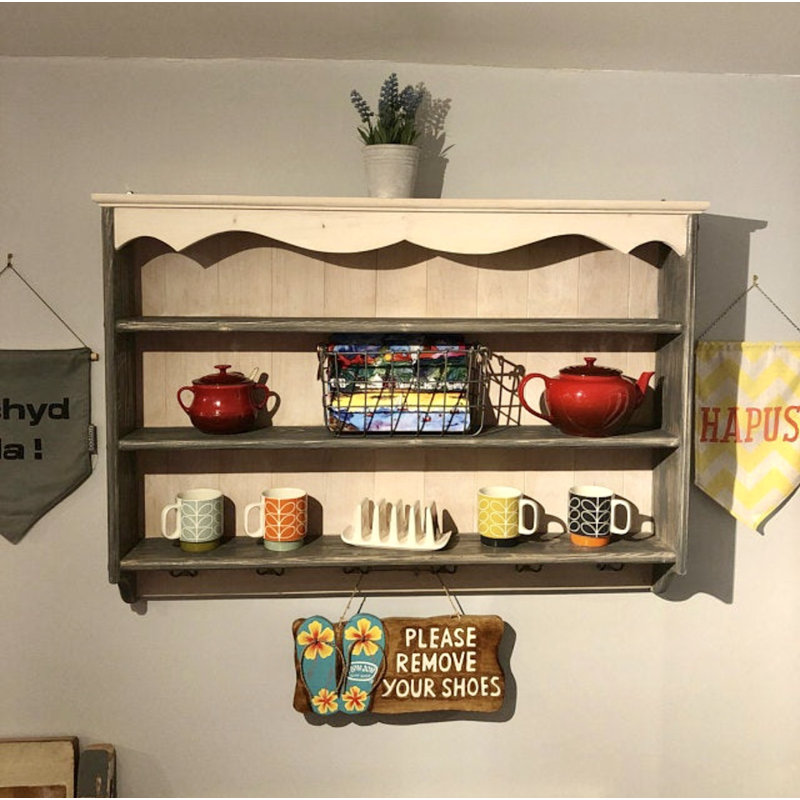 Dual-colour Kitchen Wall Hanging Cabinet