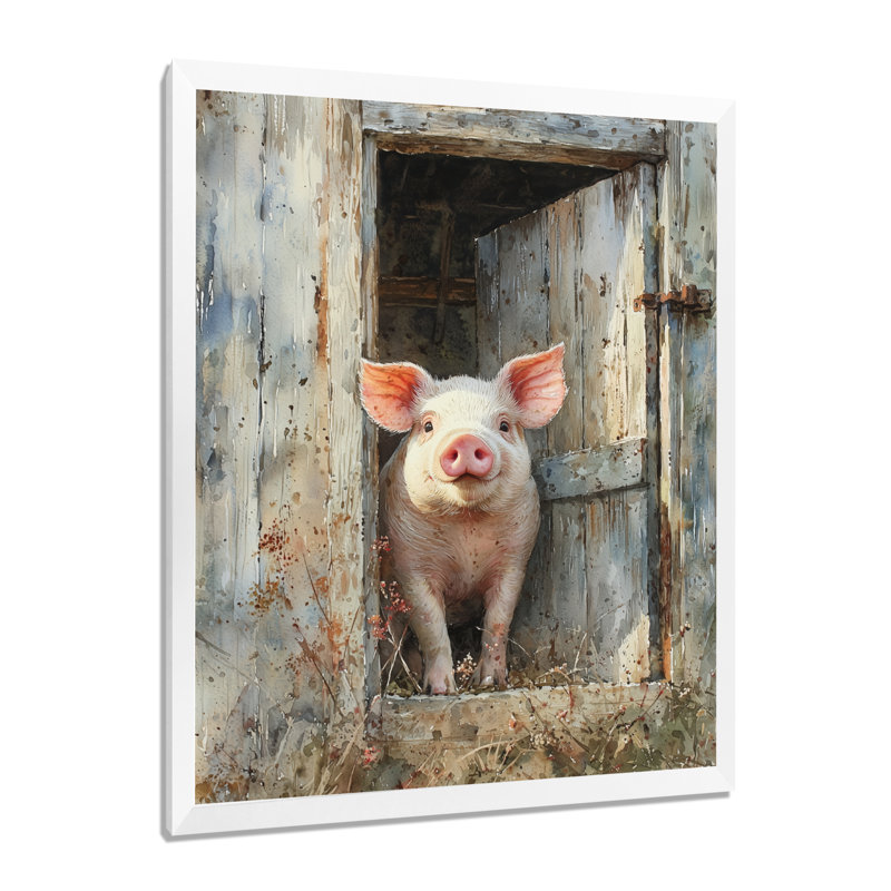 Donia - animaux, impressions sur toile, H 20 po x l 12 po, Reproduction encadrée d'une seule photo, Blanc