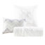 Édredon 7 pièces très grand - blanc contient 1 édredon, 2 taies décoratives, 3 coussins décoratifs, jupe de lit, entretien facile, élégance lavable-117417207