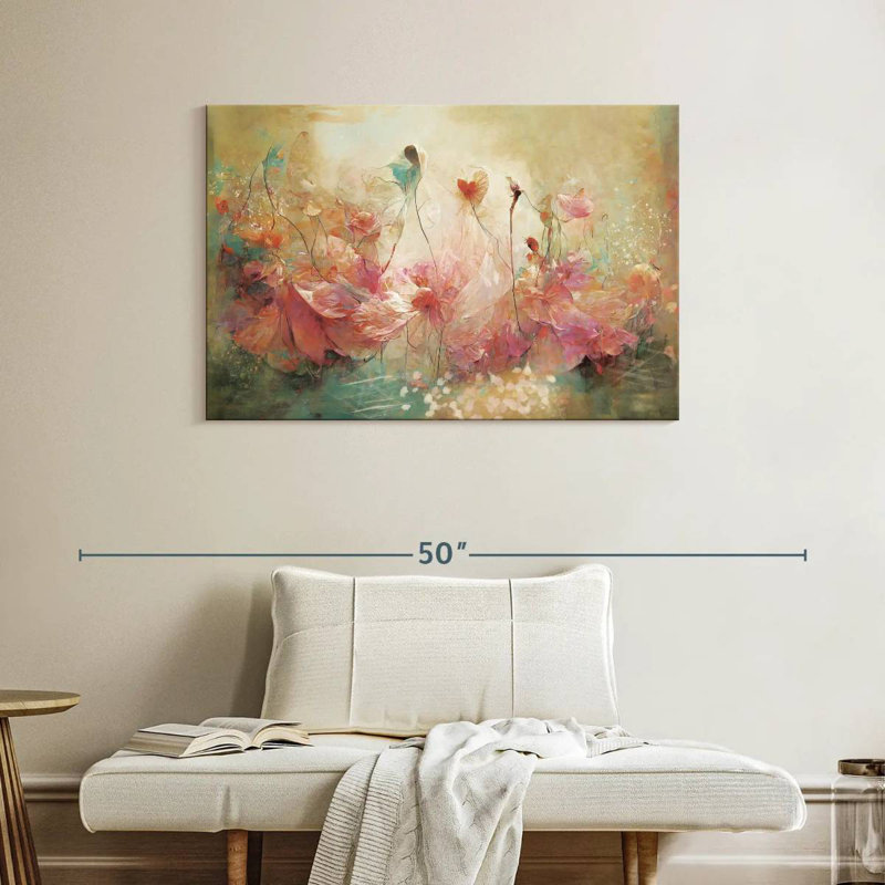 Fleurs éthérées Avery, H 26 po x l 39 po
