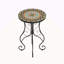 Table d'appoint ronde en céramique pour l'extérieur