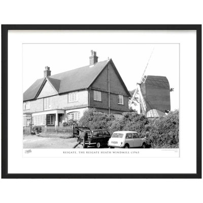 Reigate, the Reigate Heath Windmill C1965 1 Piece Single Picture Frame Wall Art
