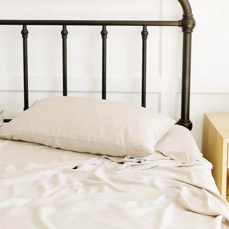 Rayon From Bamboo Duvet Cover, Queen Duvet Cover, Oat