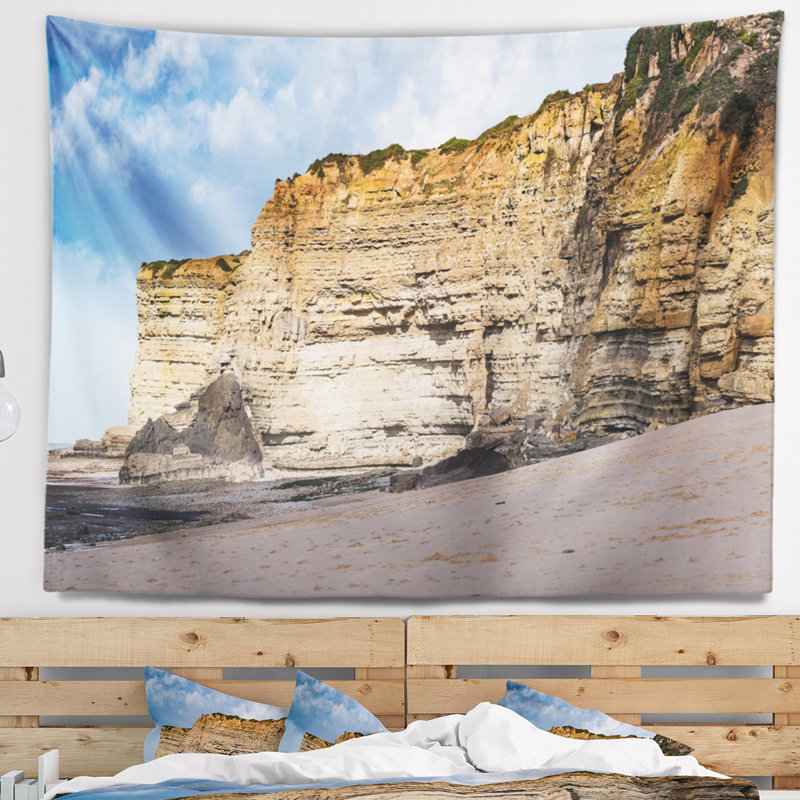 Tapisserie panorama portugaise côte atlantique, H 68 po x l 80 po