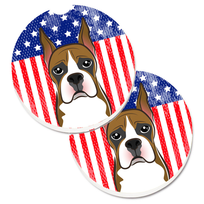 Sous-verre american flag, Boxer