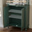 77" Tall Bookshelf with Cabinet, Freestanding Storage Cabinet with Solid Wood Legs, Retro Bookcase-1315302444