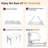 1.5 Inch Small Folding Table With Storage Rack For Small Space,White.