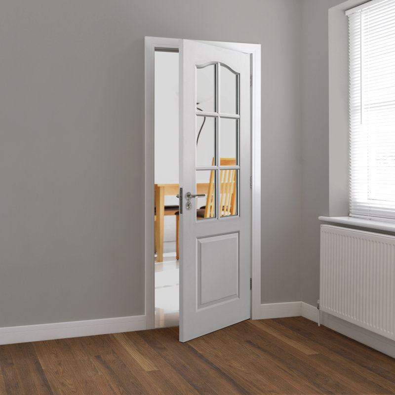Classique Internal Door Primed, 198.1cm H x 83.8cm W x 3.5cm D