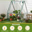 36 po x 36 po x 43 po Serre en PVC transparent avec sous-tapis en PE
