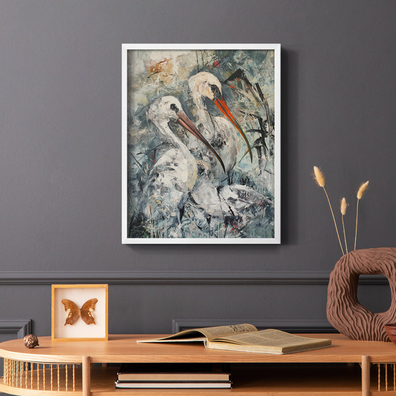 Série NAUTICAL CCLxx - Impression encadrée de qualité supérieure - Prêt à être accroché - Aucun clou requis, Blanc / Blanc