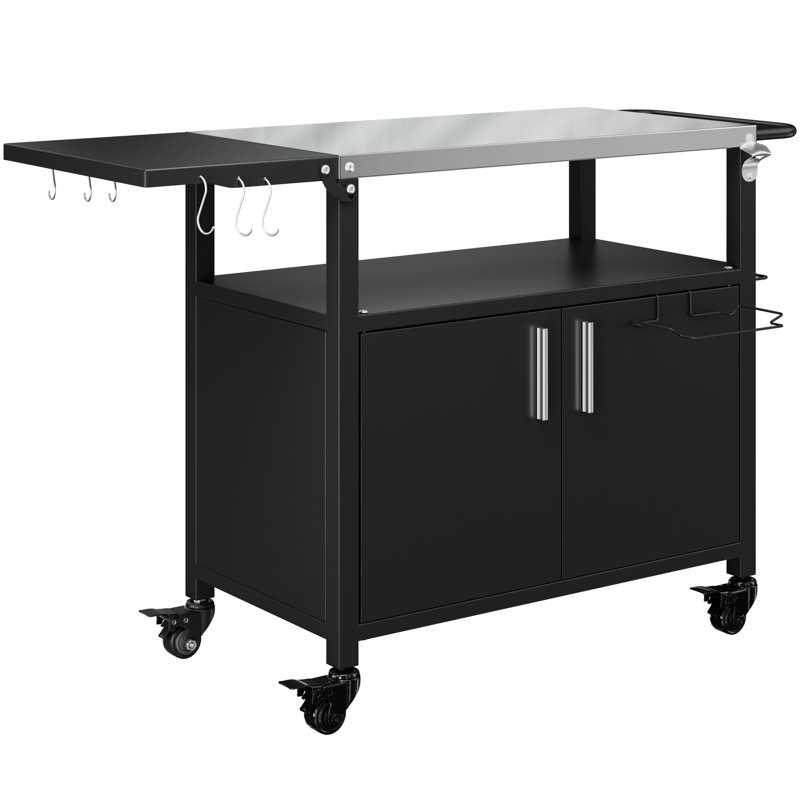 Chariot pour îlot de cuisine extérieur