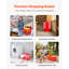 Rebrilliant Polyethylene Plastic Shopping Basket