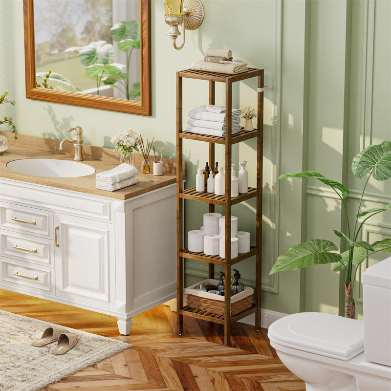 Nagy Bathroom Shelves, Brown
