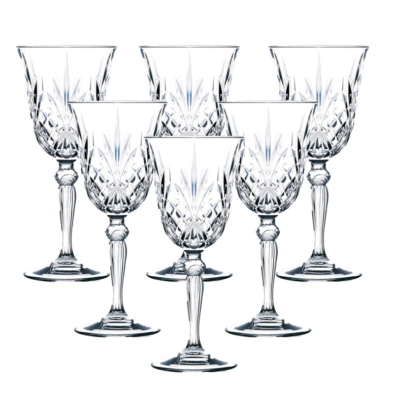 Melodia 7.5oz. Crystal Wine Glass Set