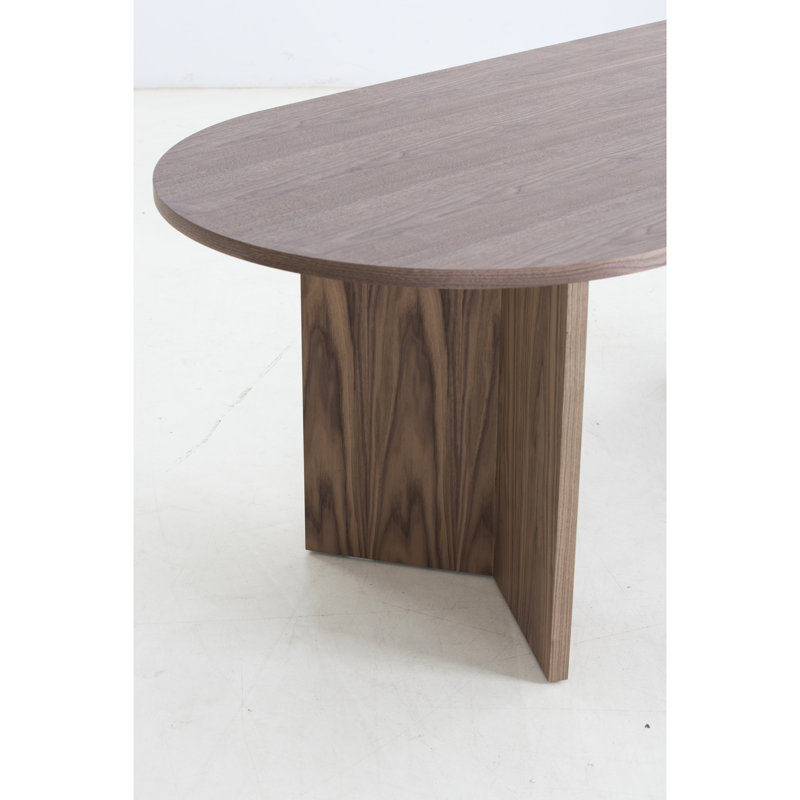 Petit bureau Mid-Century moderne en noyer
