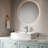 6" Single Handle Bathroom Sink Faucet, Brushed Nickel Finish, Deck-Mounted, , Stainless Steel 304 For Lasting Use 6", Deck-Mounted With Handle, Enrapturing Bathrooms-121552920