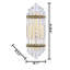 Applique murale en verre 1 lumière Transitional-66949558