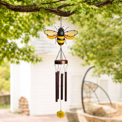  Solar Windchime Bee