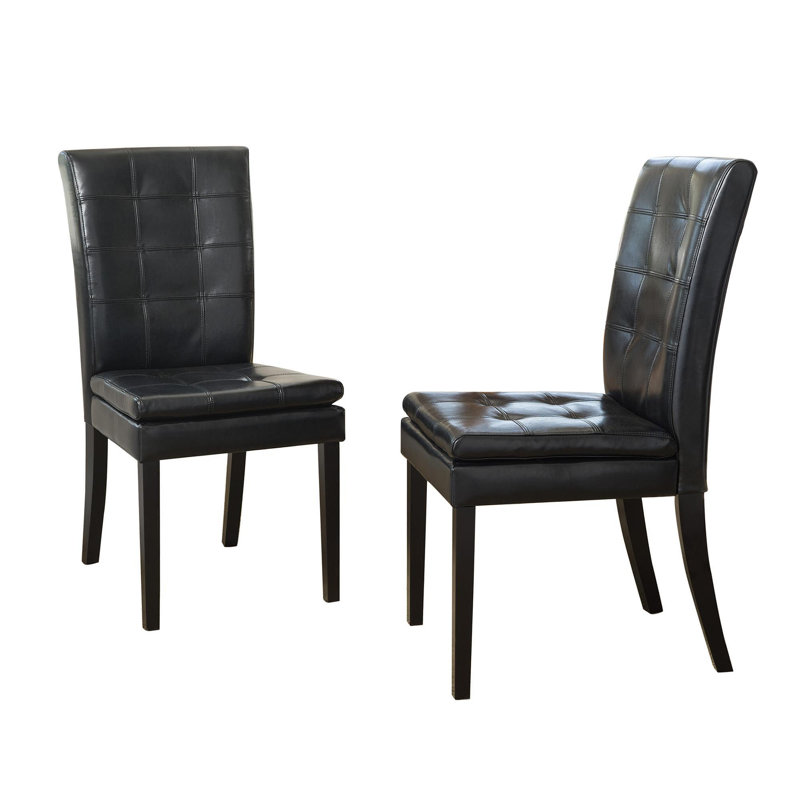 Ensemble de 2 chaises de salle à manger Badin Kd, Noir